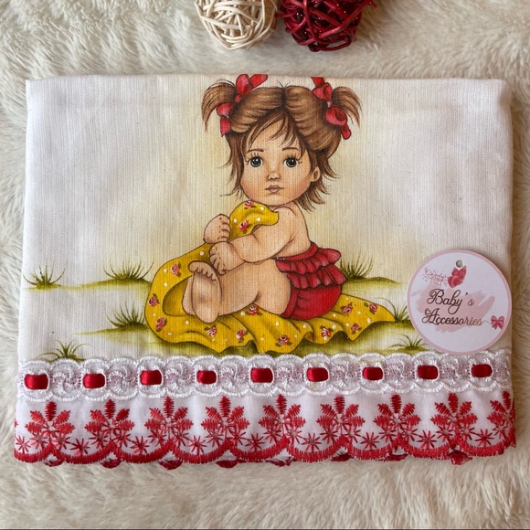 Muslin baby swaddle (Handmade) - Picture 8 of 16